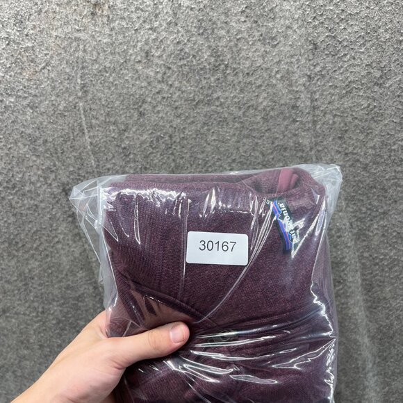 Patagonia Sweater Women Small Burgundy Half Zip Fleece Better Pullover 25618 - Picture 13 of 13